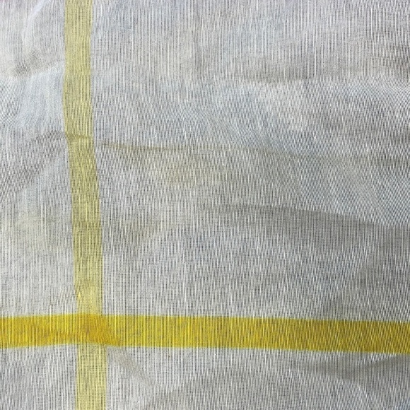 Burberry Lightweight Plaid Check Neck Scarf Sheer Chiffon Spring Summer - Picture 3 of 8